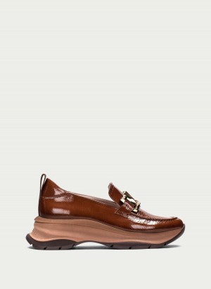 Hispanitas Alaska Ženske Loafers Tamno Smeđe | QSV44BZ