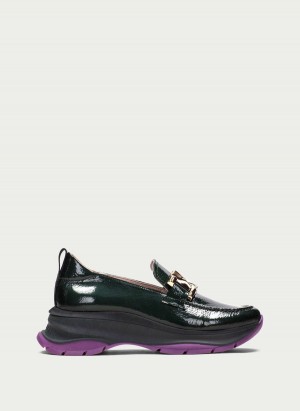 Hispanitas Alaska Ženske Loafers Zelene | LCI1119TI