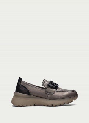 Hispanitas Polinesia Ženske Loafers Srebrne | LFC449ZN