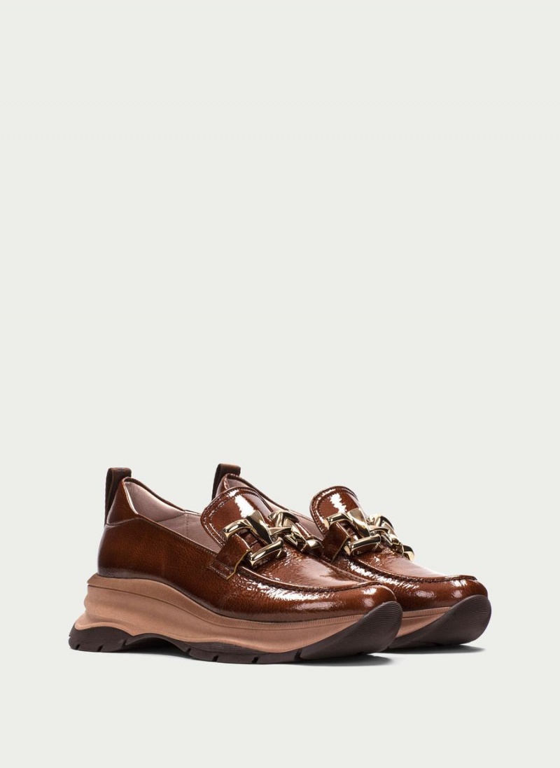 Hispanitas Alaska Ženske Loafers Tamno Smeđe | QSV44BZ