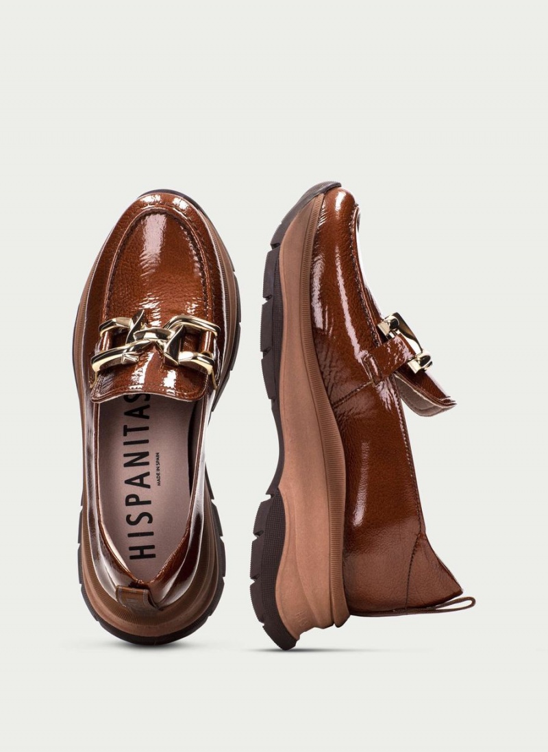 Hispanitas Alaska Ženske Loafers Tamno Smeđe | QSV44BZ