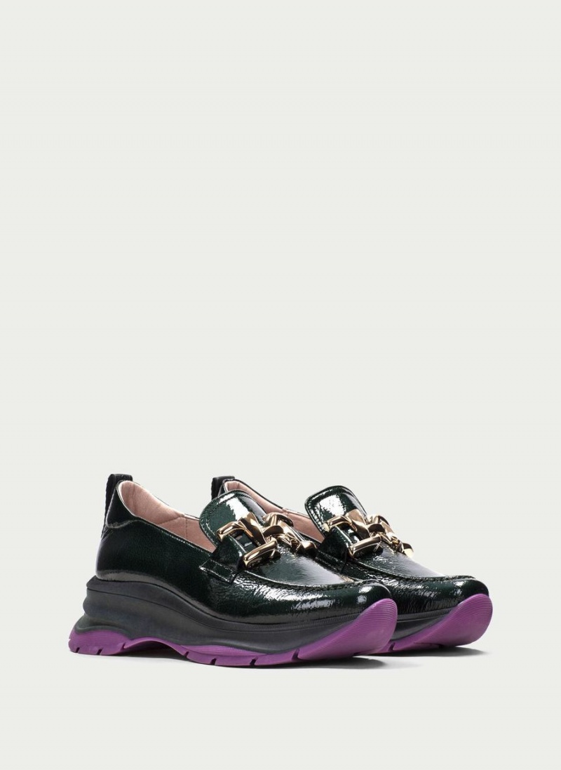 Hispanitas Alaska Ženske Loafers Zelene | LCI1119TI