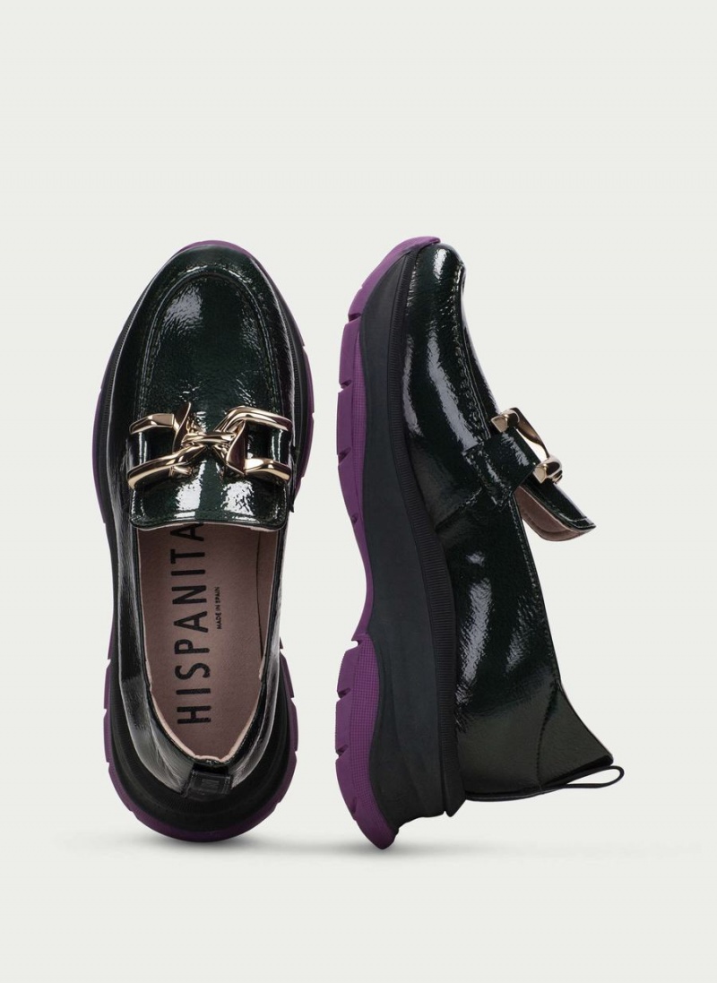 Hispanitas Alaska Ženske Loafers Zelene | LCI1119TI