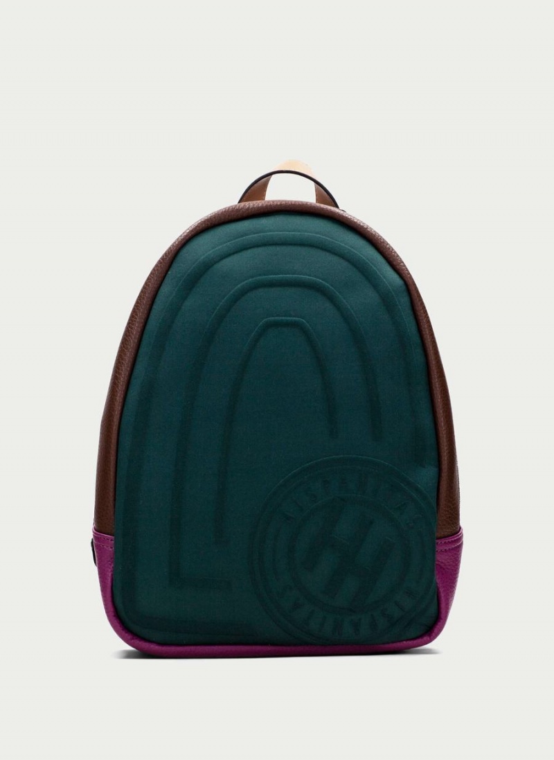 Hispanitas Backpack Ženske Torbe Zelene Smeđe Ljubičaste | DGT8268MR
