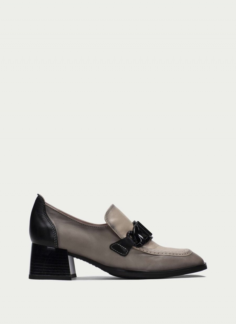 Hispanitas Charlize Ženske Loafers Sive Smeđe Bijele | JPN651NP