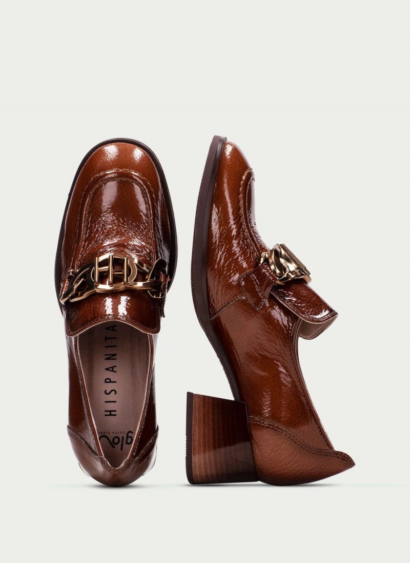 Hispanitas Charlize Ženske Loafers Tamno Smeđe | OJT4969QV