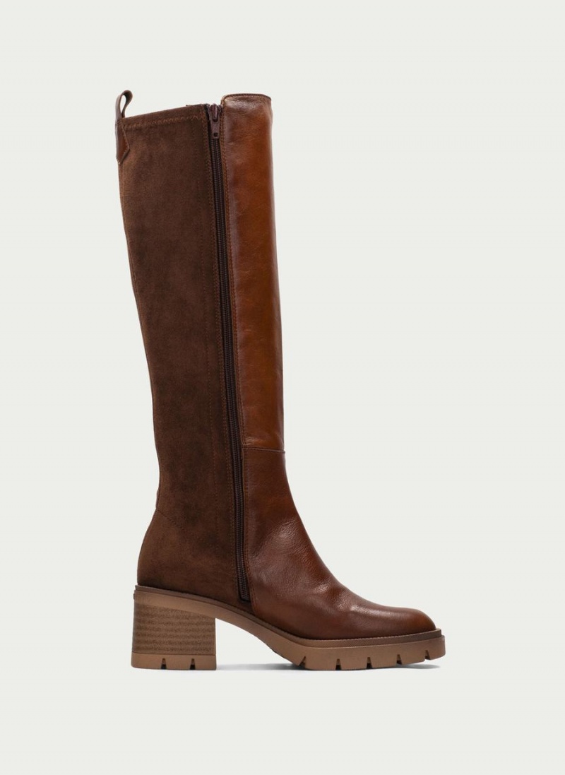 Hispanitas Everest Ženske Knee-high Boots Tamno Smeđe | XRW3333EJ