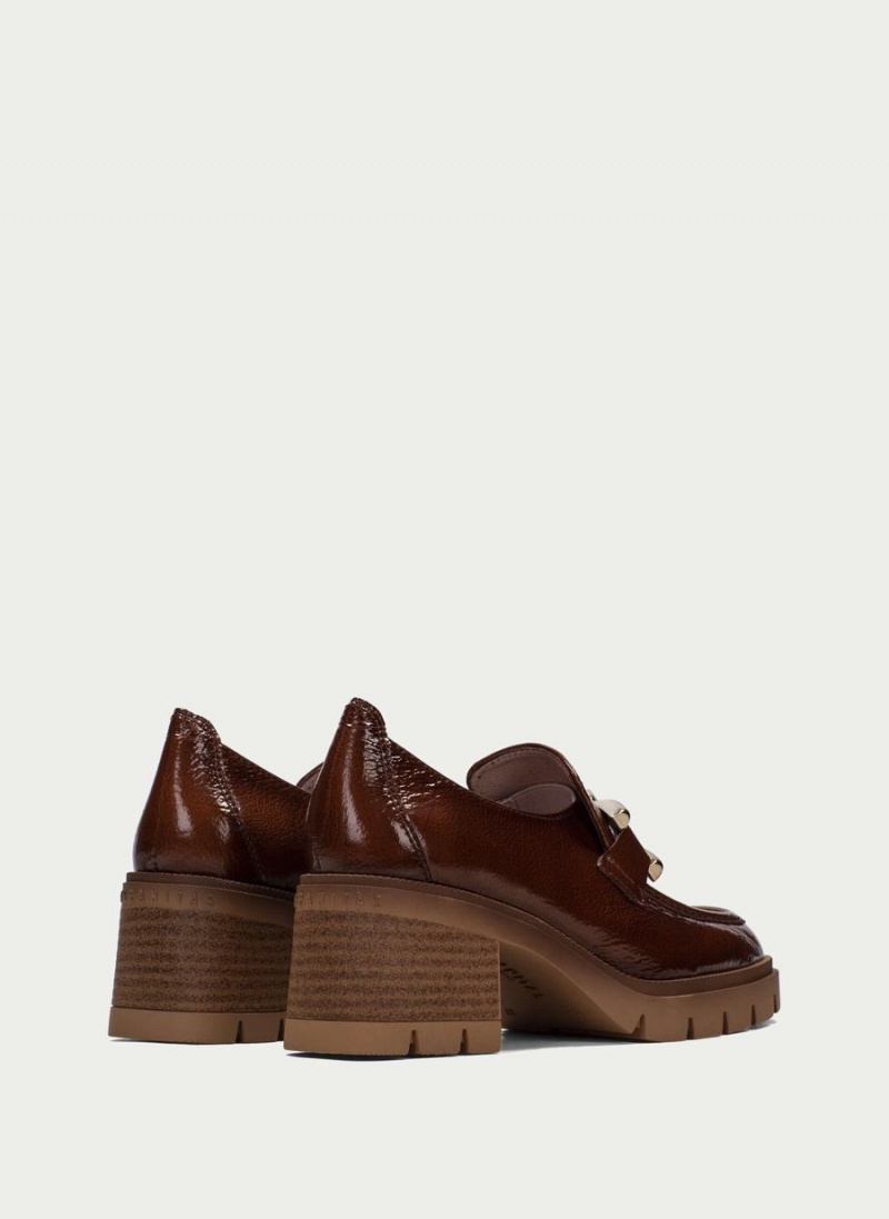 Hispanitas Everest Ženske Loafers Tamno Smeđe | CRX27KF