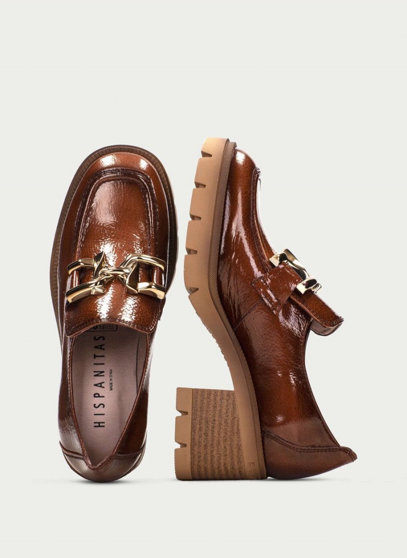 Hispanitas Everest Ženske Loafers Tamno Smeđe | CRX27KF