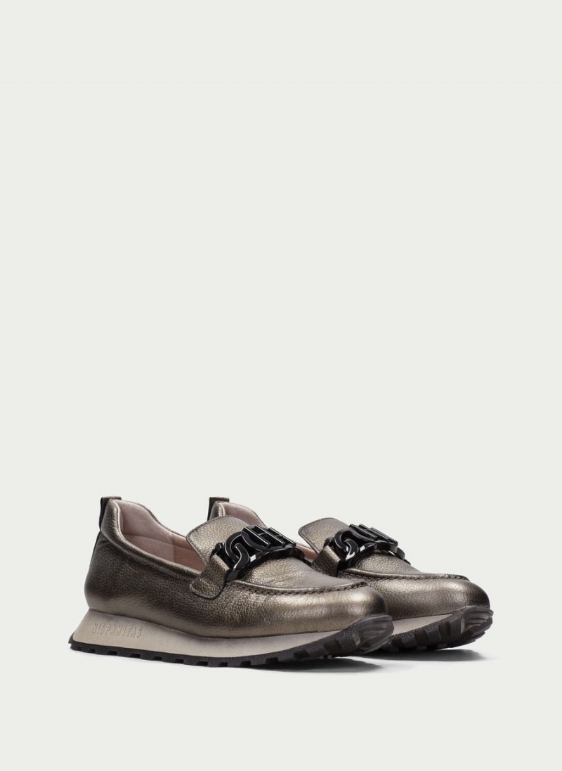 Hispanitas Loira Ženske Loafers Srebrne | KKY332HX