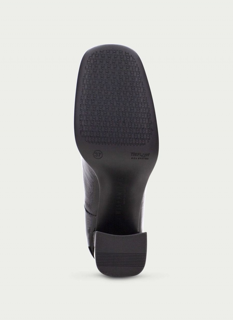 Hispanitas Monaco T Strap Ženske Stikle Crne | QBZ4130FL