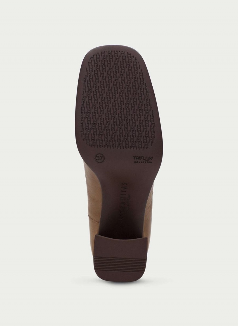 Hispanitas Monaco T Strap Ženske Stikle Kaki Boja | VEO5288FR