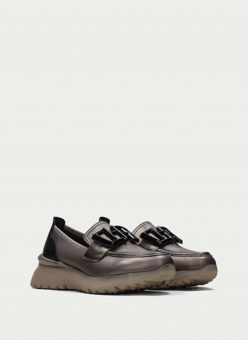 Hispanitas Polinesia Ženske Loafers Srebrne | LFC449ZN