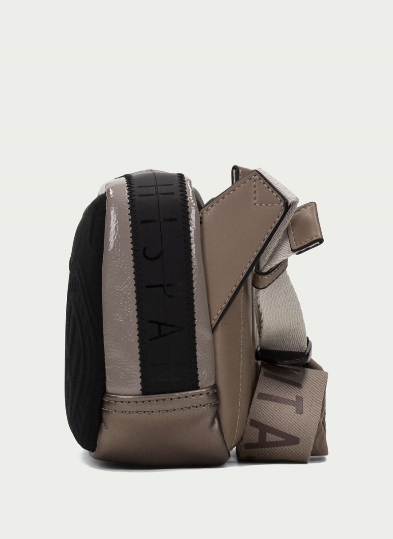 Hispanitas Shoulder Ženske Torbe Crne Sive Smeđe | ZYT9755PW