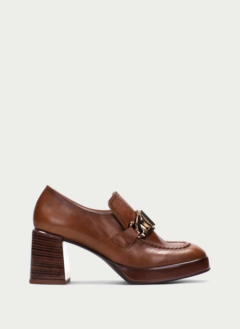 Hispanitas Tokio Ženske Loafers Smeđe | DDC8593EF